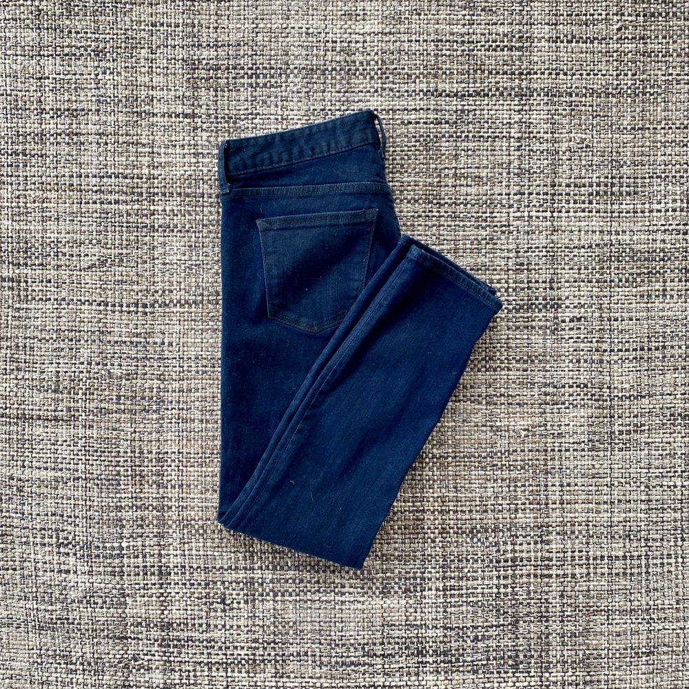 Gap Always Skinny Coated Navy Jeans - Picture 4 of 6